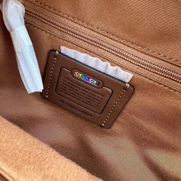 Coach Backpack Mini Court With Rainbow Coach - Picture 10 of 10